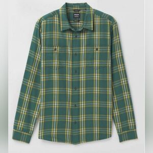 NWT🔥Prana Dolberg Flannel 100% Organic Cotton Men's XXL